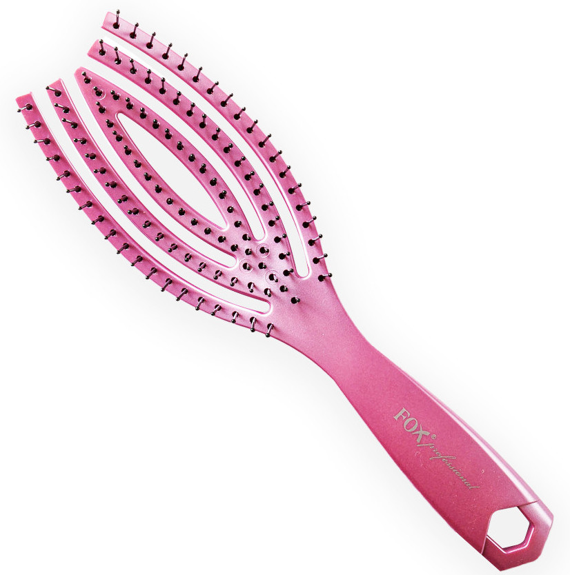 Fox Flex Brush Nylon Rose Violet Mat, szczotka do wosw