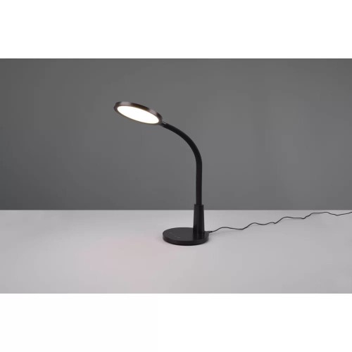 Sally LED lampa biurkowa 1-punktowa czarna R52671102
