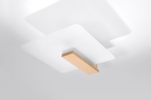 Lappo lampa sufitowa naturalne drewno SL.1095 Sollux