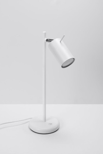 Lampa biurkowa RING biała - Sollux