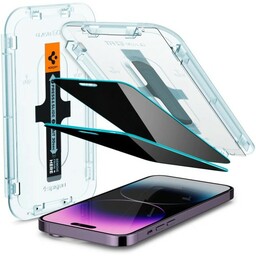 Spigen Szkło do etui + Aplikator Glas.tr Privacy EZ Fit 2-Pack do iPhone 14 Pro Max