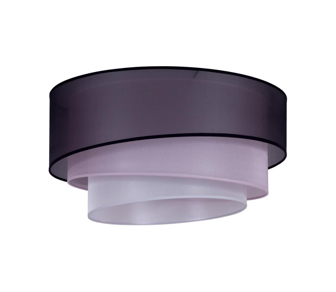 Duolla - Lampa sufitowa TRIO 1xE27/15W/230V śr. 45 cm czarny/różowy/srebrny