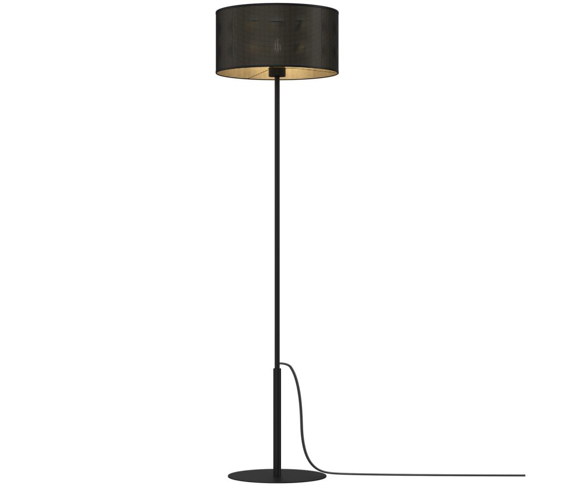 Lampa podłogowa LOFT SHADE 1xE27/60W/230V czarny/złoty
