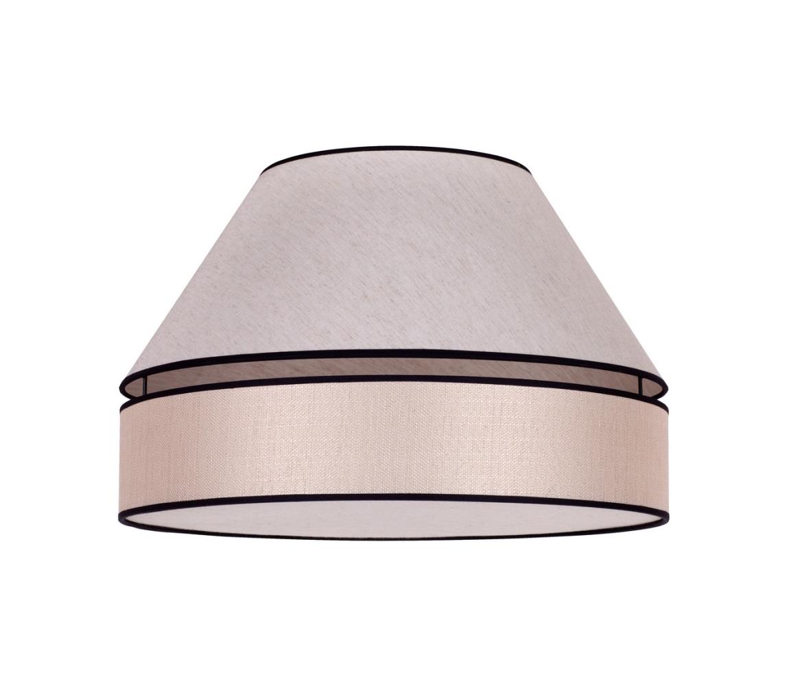 Duolla - Lampa sufitowa AVIGNON 1xE27/15W/230V śr. 50 cm beżowy