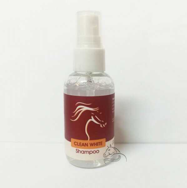 OVER HORSE Szampon na sucho dla koni o jasnej sierści CLEAN WHITE 50 ml
