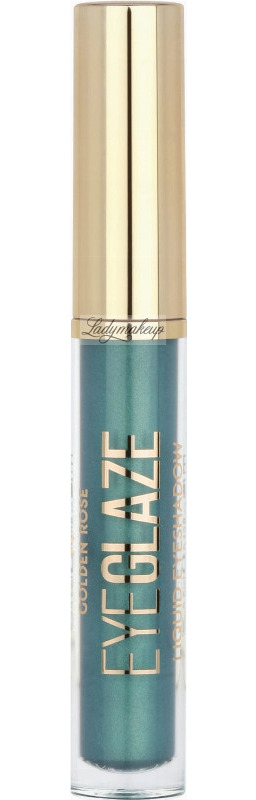 Golden Rose - EYE GLAZE Liquid Eyeshadow - Płynny cień do powiek - 3,5 ml - 09 PEACOCK