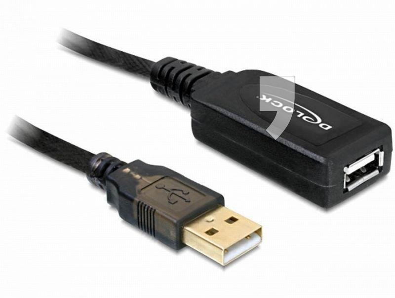 Kabel USB AM - USB AF DELOCK 82690, 20 m