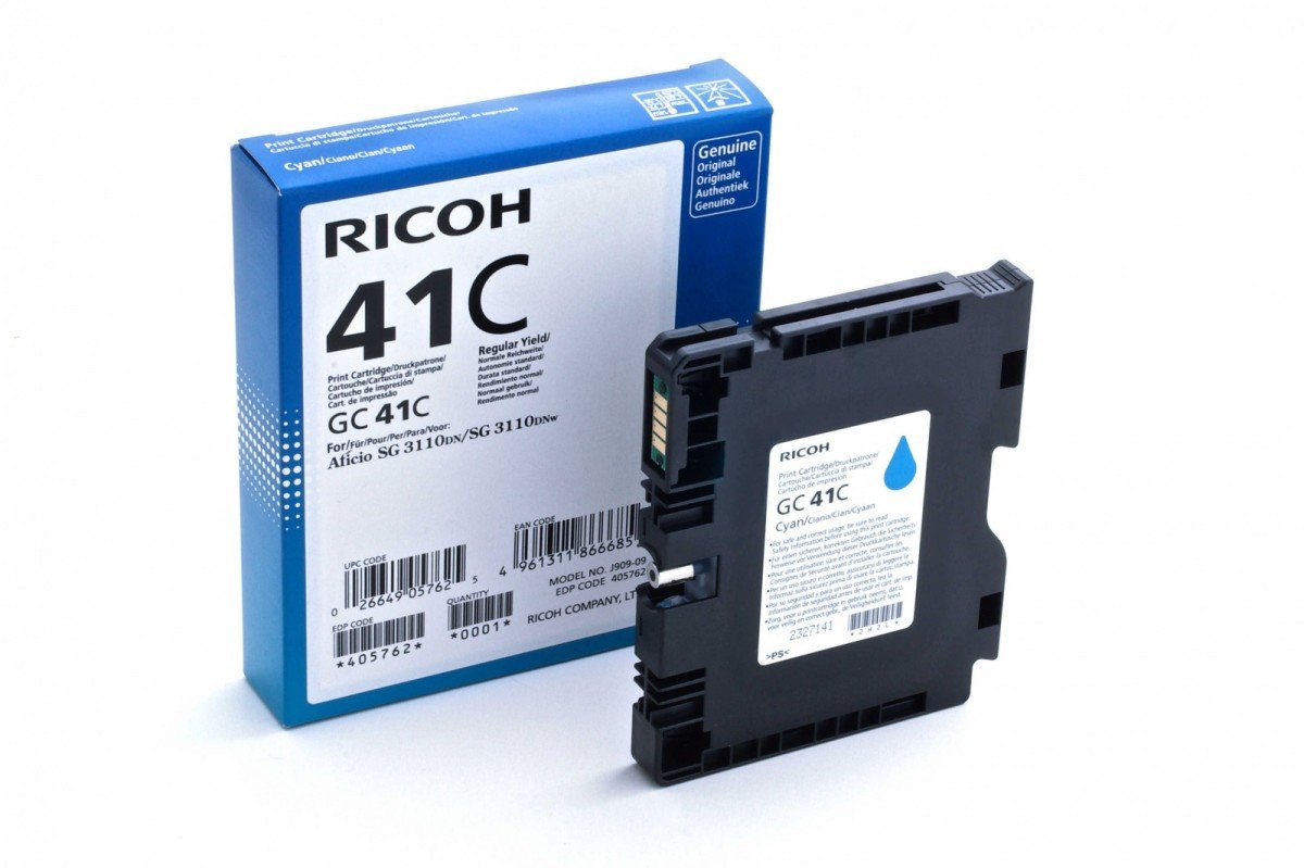 Żel RICOH 405762, błękitny, 2200 str.