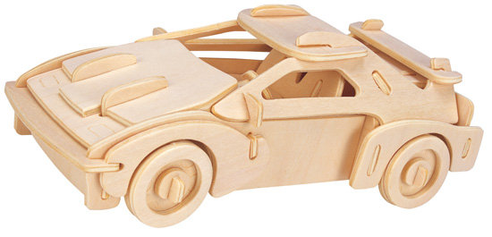 Eureka, łamigłówka drewniana Gepetto: Samochód rajdowy (Race Car)
