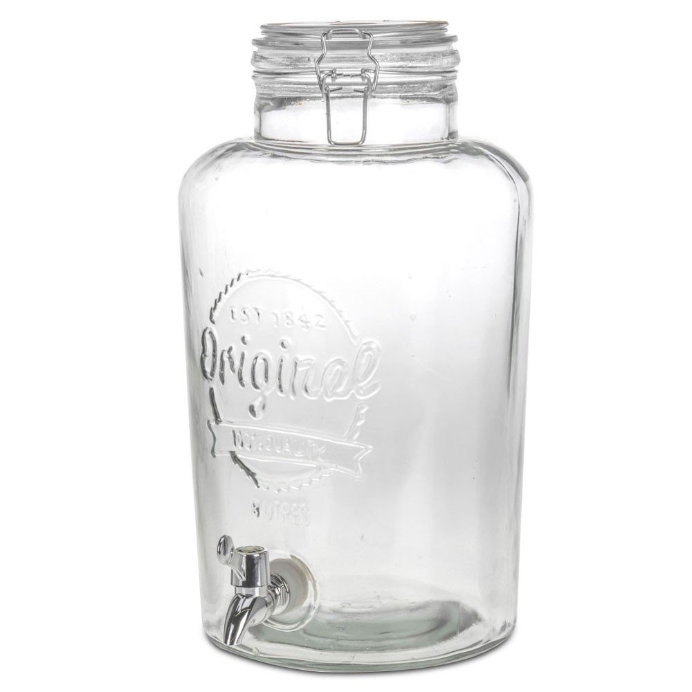 EH Excellent Houseware Słój z kranem i pokrywą dystrybutor napojów 8 l B01E2VB0QU