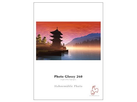Papier fotograficzny HAHNEMUHLE Glossy, 260 g/m2, A4, 25 szt.