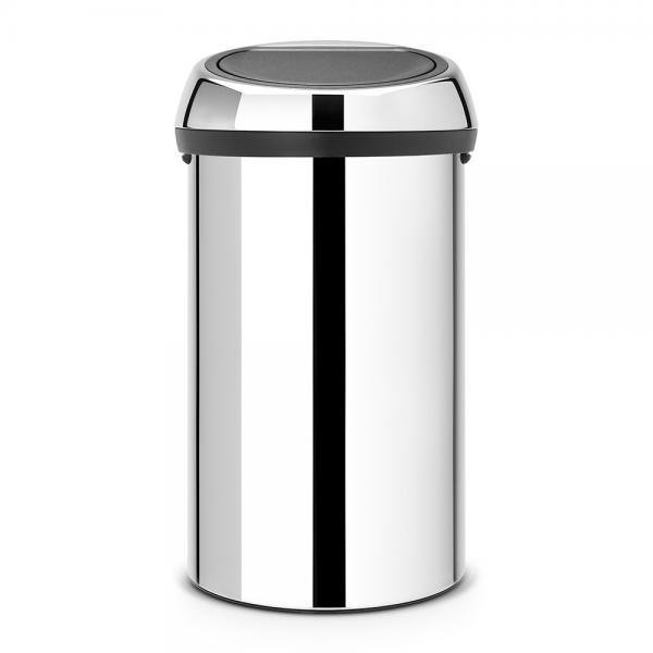 Brabantia Kosz Touch Bin - 60L Stal polerowana pokrywa stal polerowana 402609