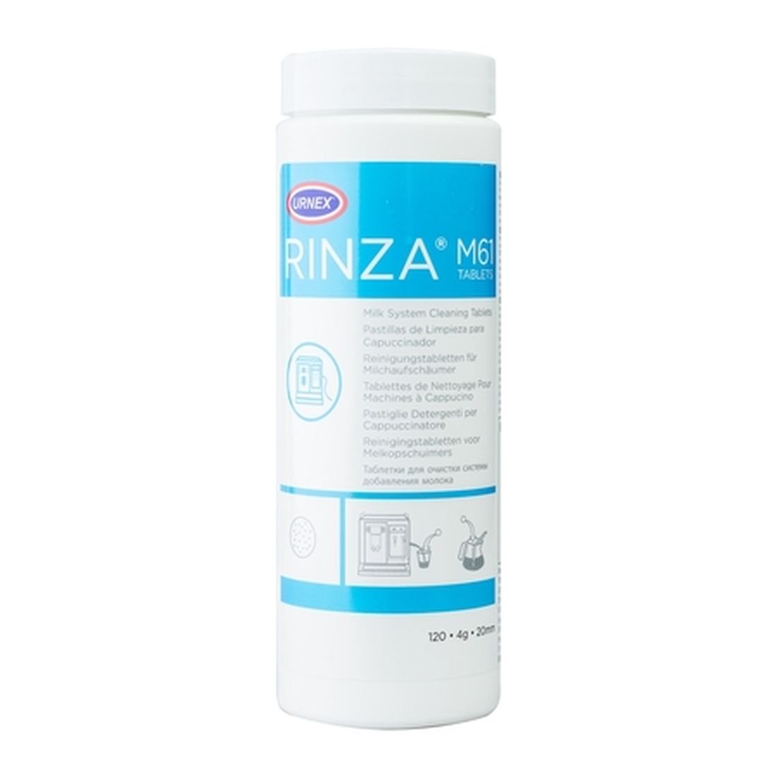 Urnex Tabletki do czyszczenia spieniacza URNEX Rinza Tablets, 120 szt.