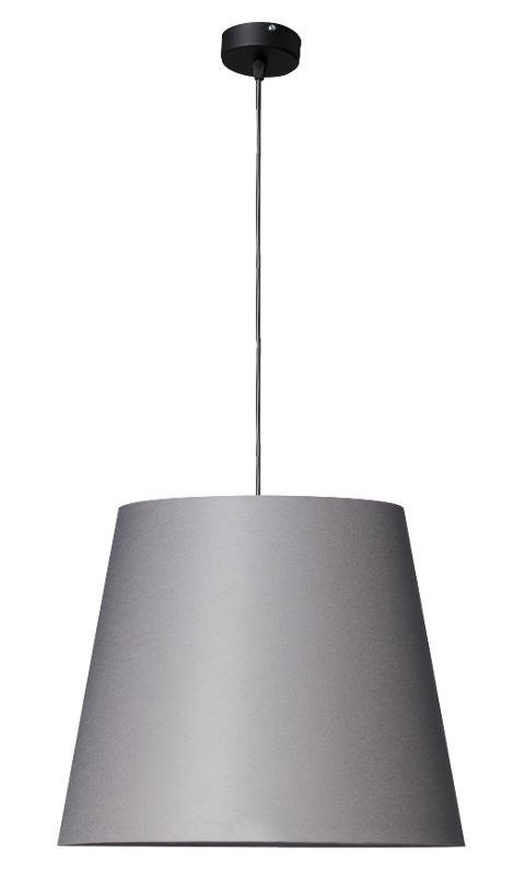 Lampex Lampa wisząca Dina 1, popielata, 40 W, 80x40 cm