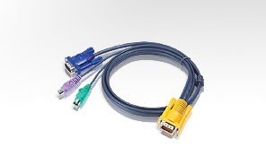 Kabel KVM HDB-15/2 x PS/2 - SPHD-15 ATEN, 1.8 m