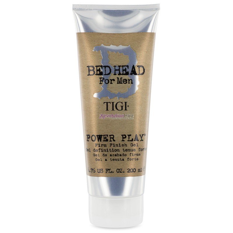 Tigi Bed Head For Men Power Play Firm Finish Gel 200 ml Mocny żel utrwalający do włosów dla mężczyzn