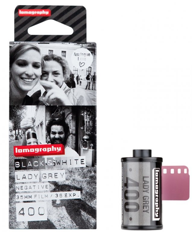 Film LOMOGRAPHY Lady Grey B&W, 400 ISO, 135, 3 szt.