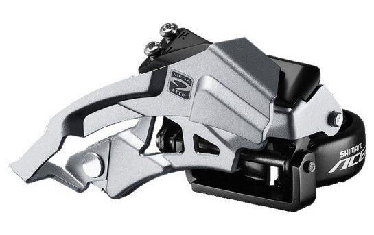 Shimano Front derailleur Triple FD-M3000 34.9 MM CB TS DP 66  69, srebrny, UNI FD-M3000-TS6