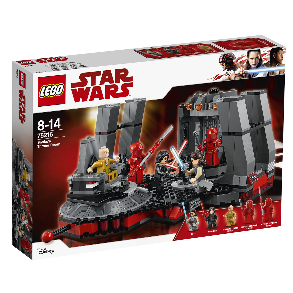 LEGO Sala Tronowa Snoke'a 75216