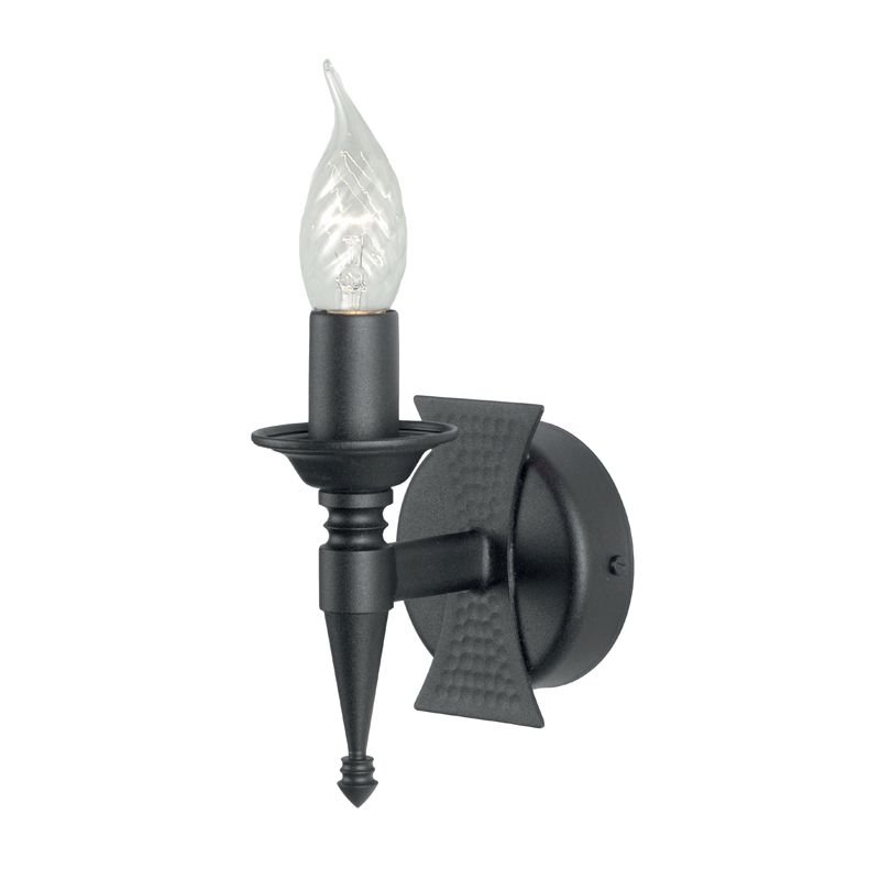 Elstead Lighting Lampa ścienna SAXON 1-punktowa czarna