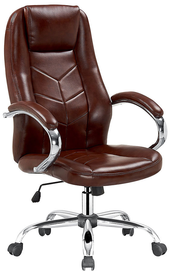 Fotel obrotowy PROFEOS Waldon, brązowy, 65x64x119 cm