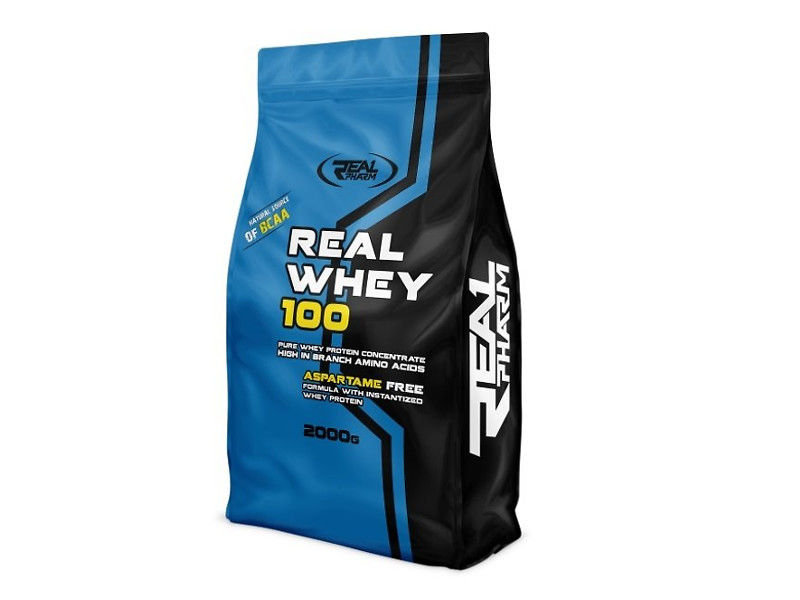 Real Pharm, Real Whey, jogurt-wiśnia, 2000 g