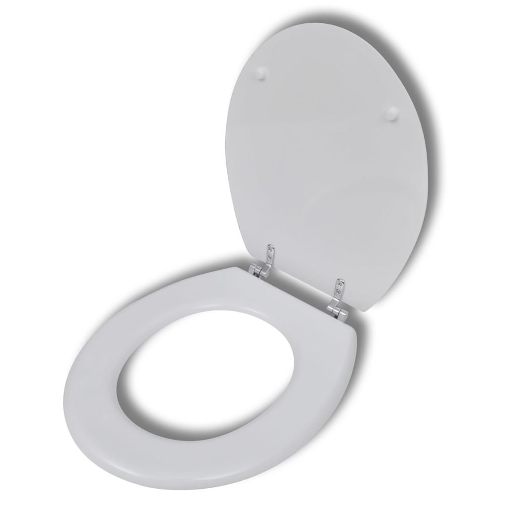 vidaXL vidaXL Deska klozetowa, WC, biała prosty design