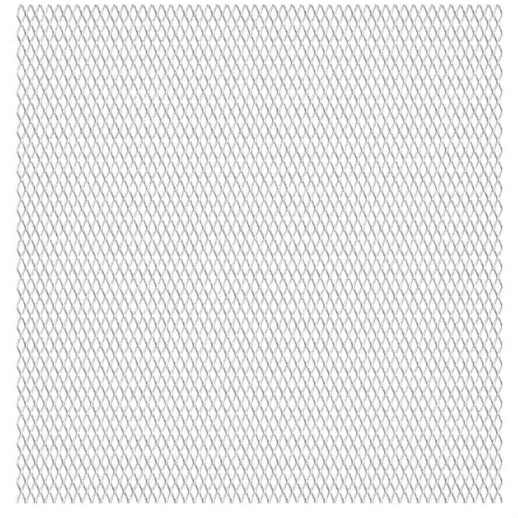 vidaxl Siatka pleciona ze stali nierdzewnej 50x50 cm, 20x10x2 mm
