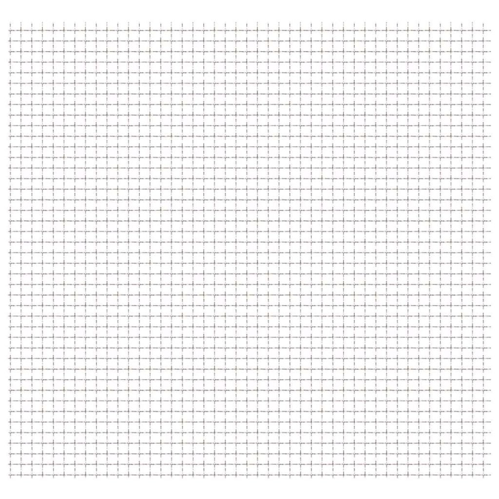vidaxl Siatka karbowana ze stali nierdzewnej, 100x100 cm, 21x21x2,5 mm