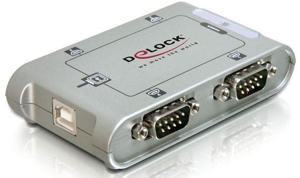 Adapter USB - 4 x RS232 DELOCK 87414