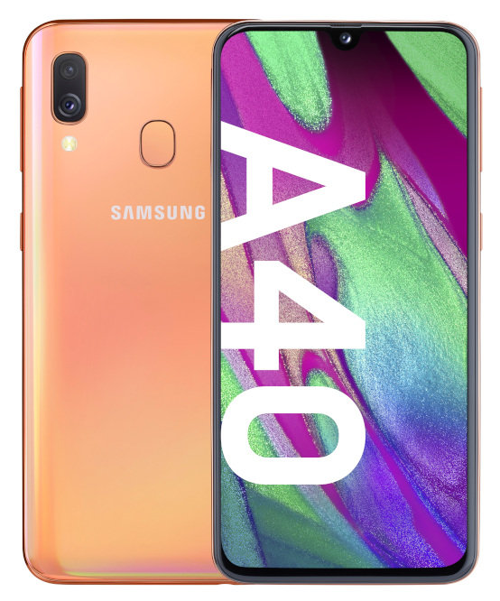 Samsung Galaxy A40 64GB Dual Sim Pomarańczowy