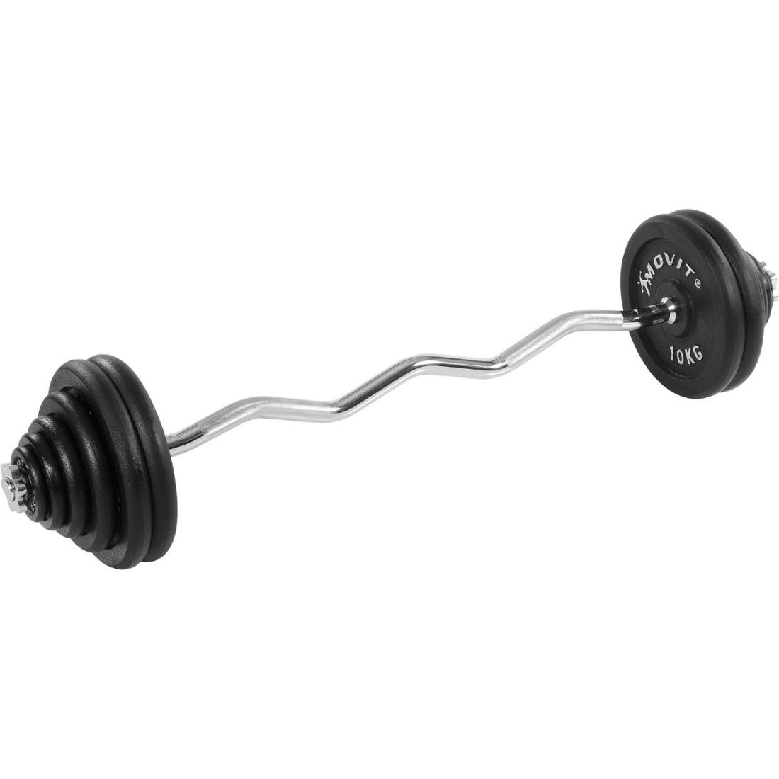 Allto sztanga łamana MOVIT 66,5 kg zestaw obciążeń