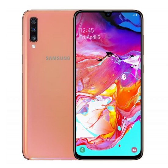 Samsung Galaxy A70 6/128GB Dual Sim Koralowy