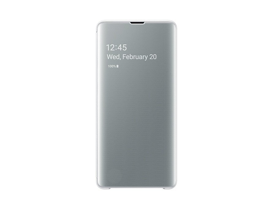 Samsung Etui Clear View Cover do Galaxy S10+ Biały (EF-ZG975CWEGWW)