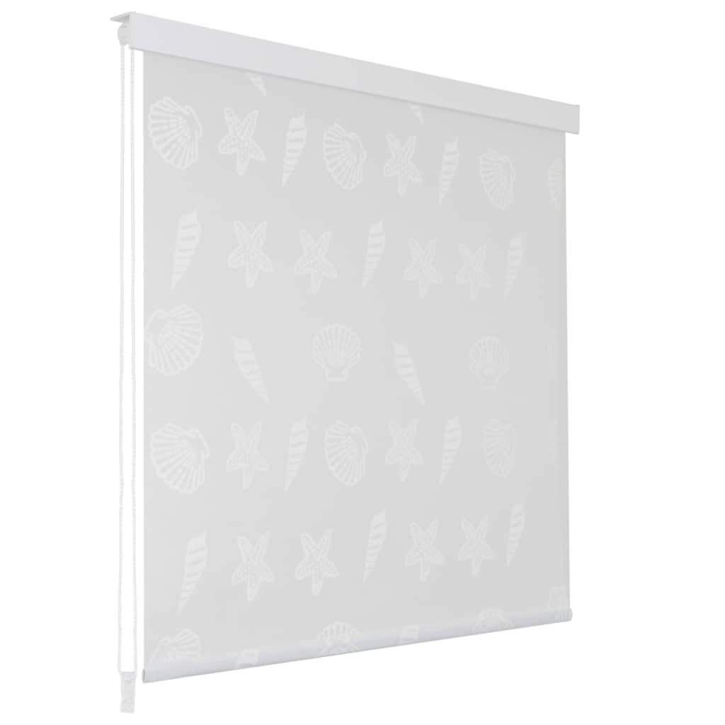 vidaXL Roleta prysznicowa 160 x 240 cm, wzór w rozgwiazdy