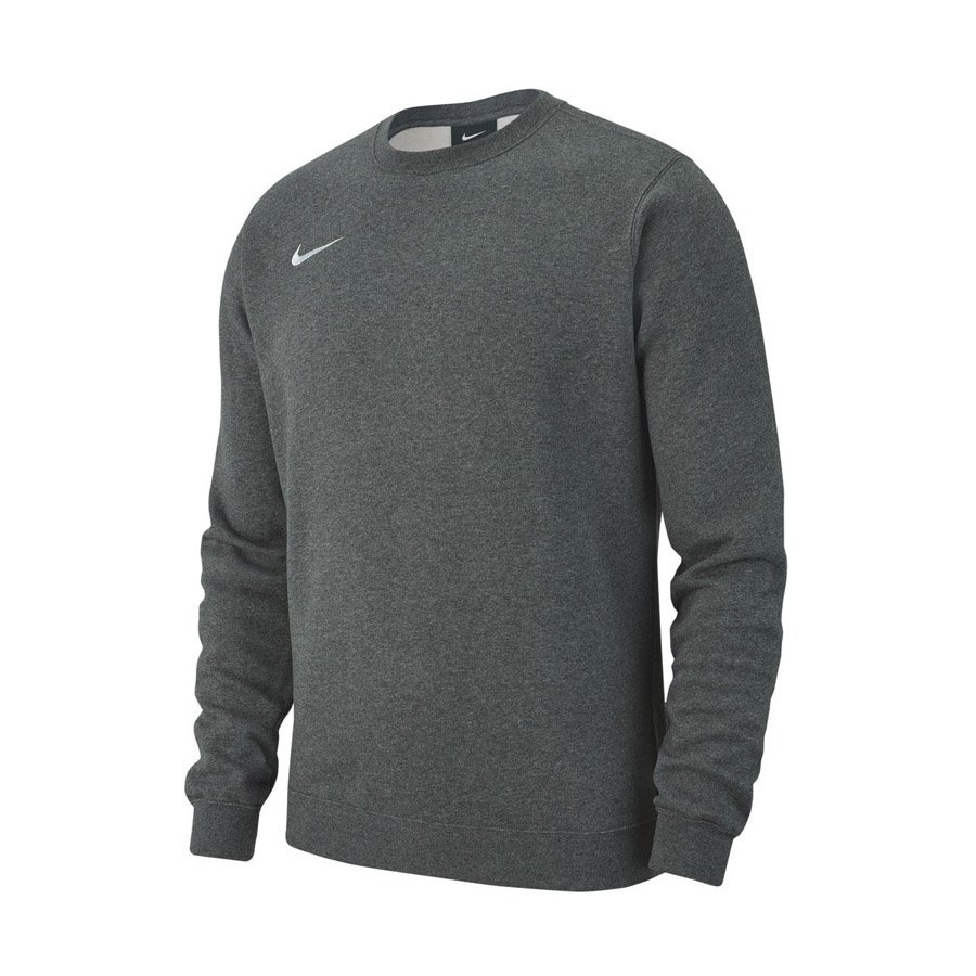 Nike, Bluza sportowa chłopięca, Crew Y Team Club 19, szary, rozmiar M