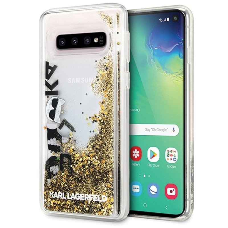 Etui na Samsung Galaxy S10 KARL LAGERFELD Signature Glitter Case