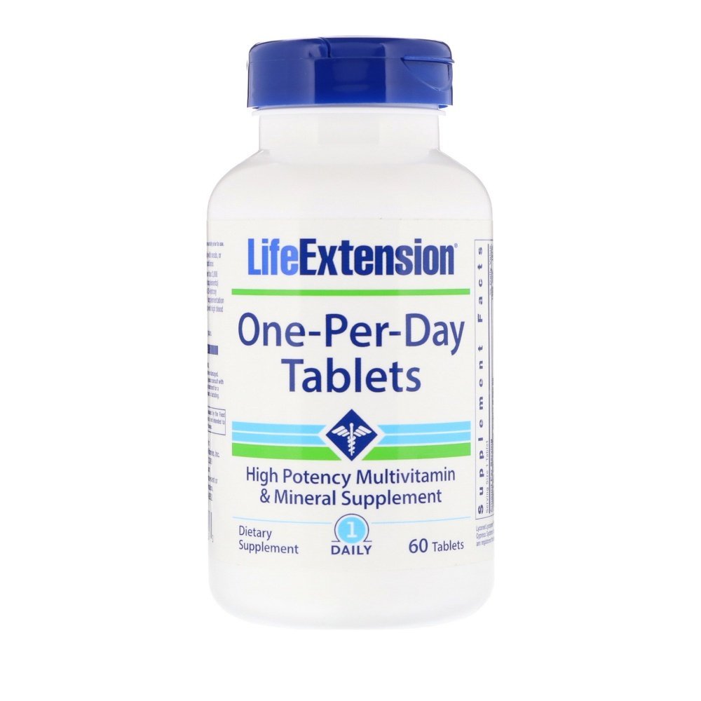 Life Extension Life Extension One-Per-Day Tablets (Multiwitamina) - 60 tabletek LE02313EU