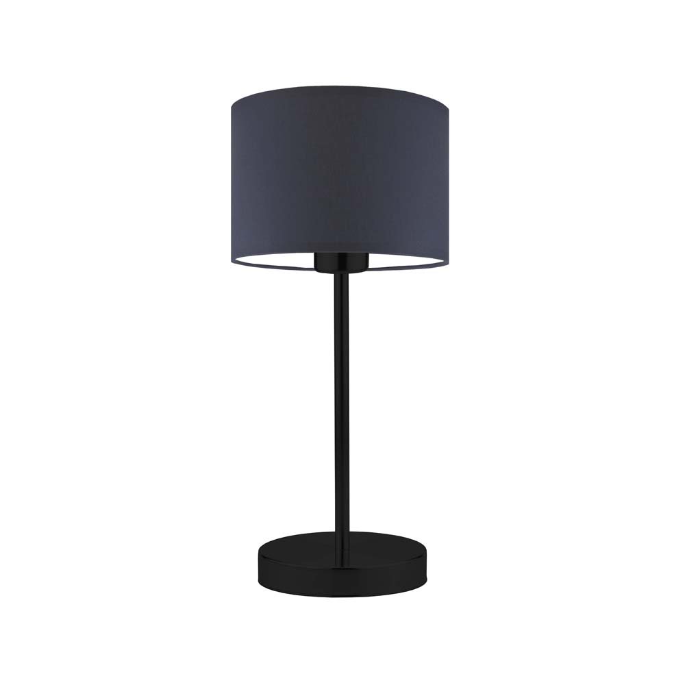 Lampka nocna LYSNE Nicea, 60 W, E27, granatowa/czarna, 39,5x17,5 cm