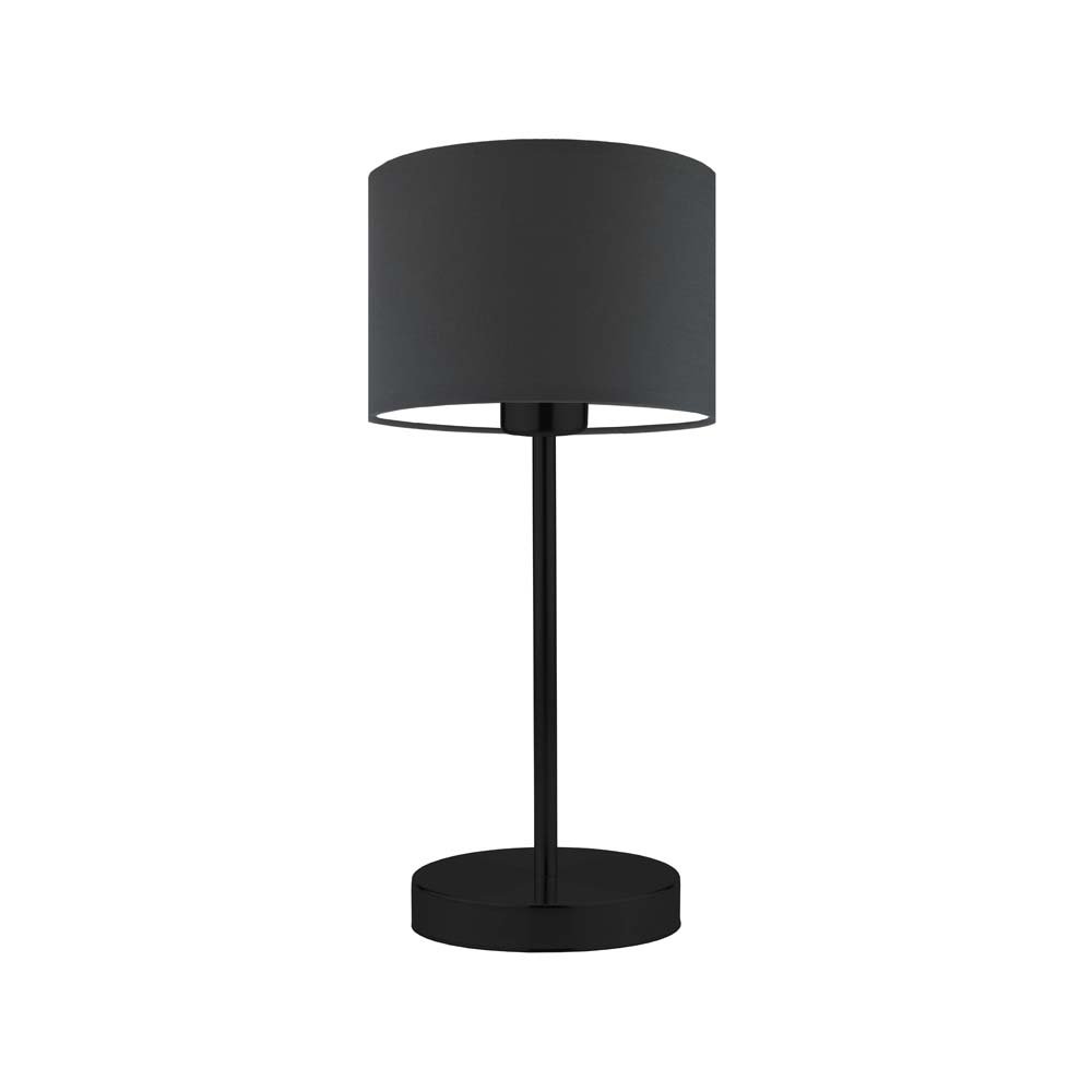 Lampka nocna LYSNE Nicea, 60 W, E27, grafitowa/czarna, 39,5x17,5 cm