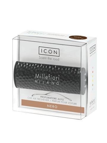 Millefiori Icon Car Air Freshener zapach samochodowy Hammered Metal Nero 1szt