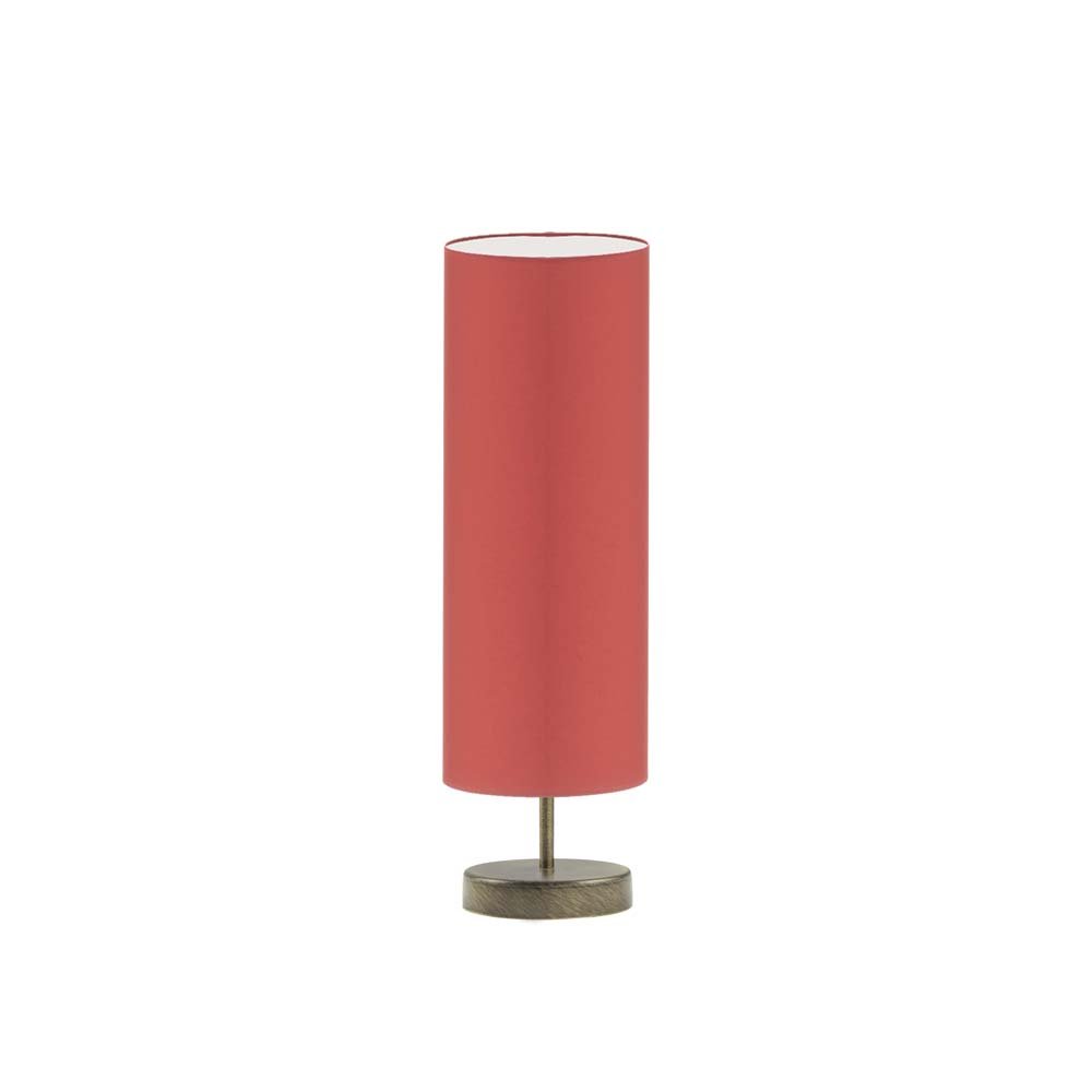 Lampka nocna LYSNE Sydney, 60 W, E27, czerwona/złota, 50x15 cm