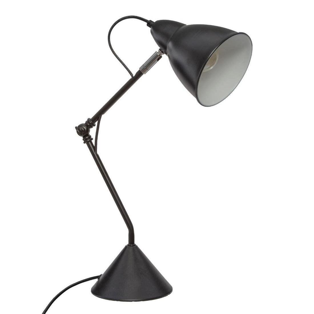Atmosphera Lampa na biurko AUDE metalowa 62 cm kolor czarny
