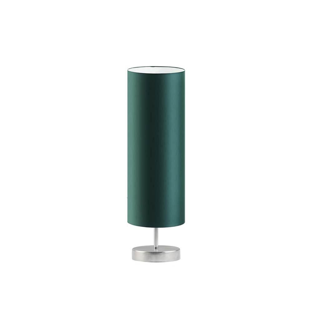 Lampka nocna LYSNE Sydney, 60 W, E27, zieleń butelkowa/stalowa, 50x15 cm