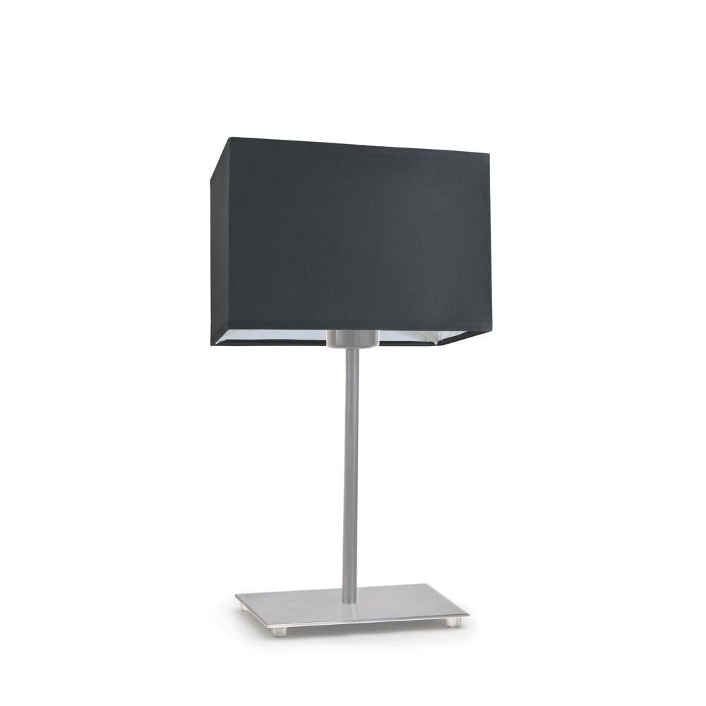 Lampka nocna LYSNE Amalfi, 60 W, E27, grafitowa/stalowa, 40x20 cm