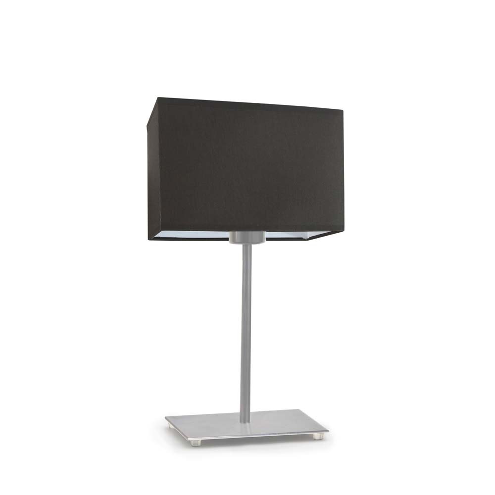 Lampka nocna LYSNE Amalfi, 60 W, E27, brązowa/stalowa, 40x20 cm