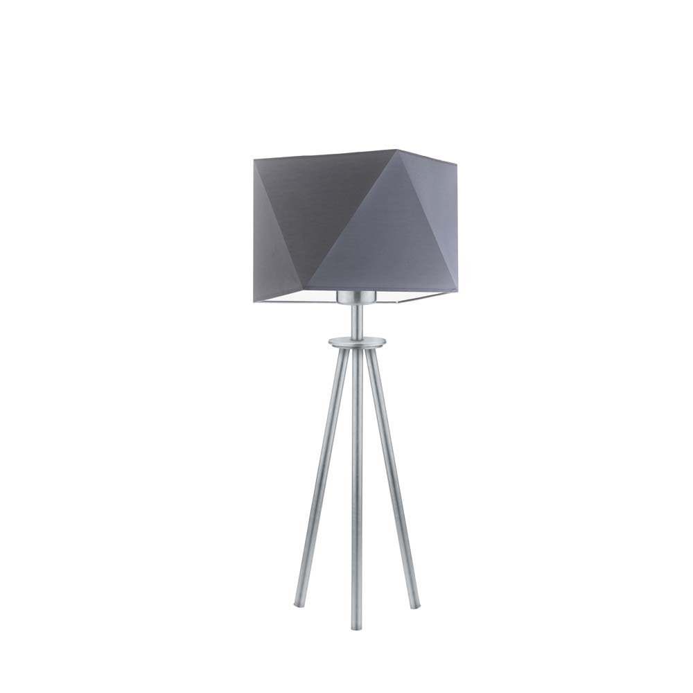 Lampka nocna LYSNE Soveto, 60 W, E27, stalowa/srebrna, 50x23 cm