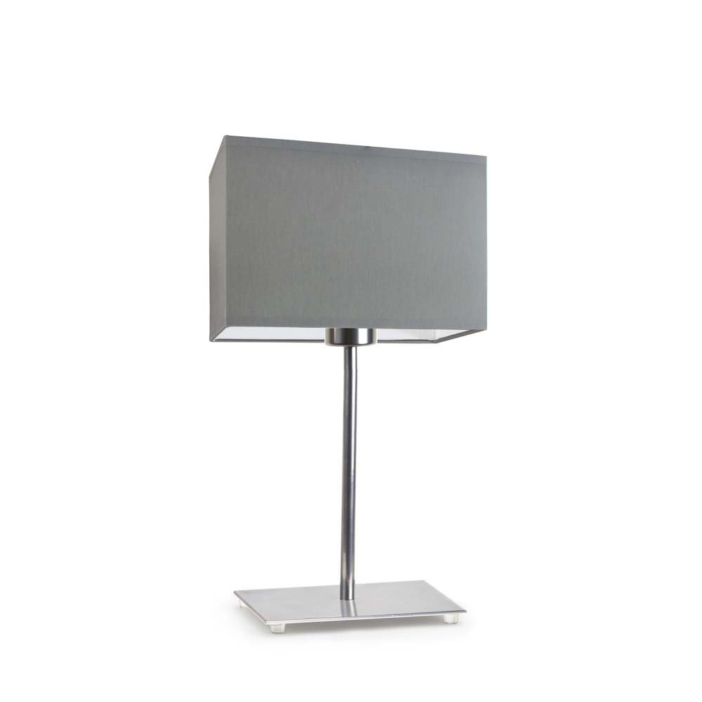 Lampka nocna LYSNE Amalfi, 60 W, E27, stalowa/chrom, 40x20 cm
