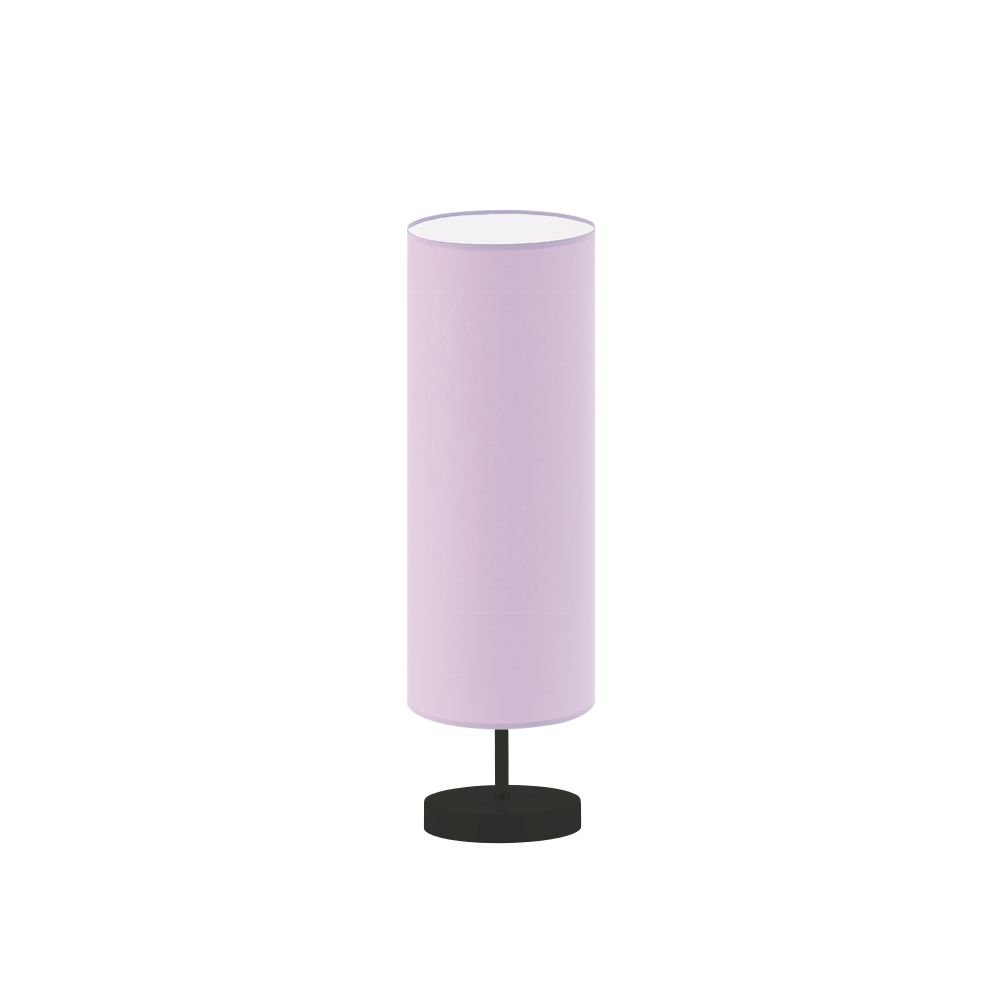 Lampka nocna LYSNE Sydney, 60 W, E27, jasnofioletowa/czarna, 50x15 cm