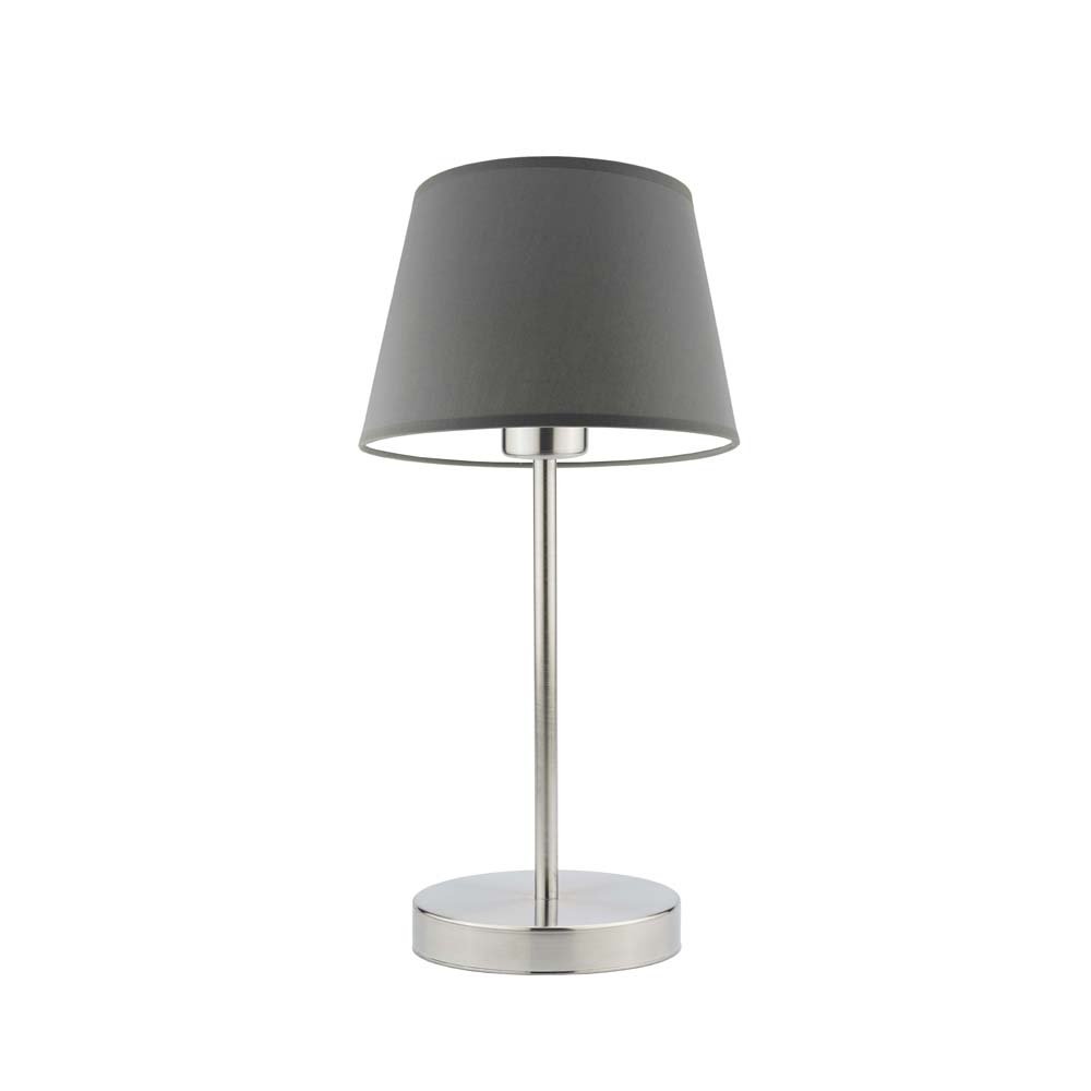 Lampka nocna LYSNE Siena, 60 W, E27, stalowa, 41,5x19,5 cm
